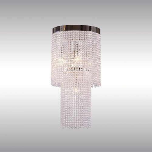 Klassischer Kronleuchter - CR2 39 - Woka Lamps Vienna - Glas / Messing / von Josef Hoffmann