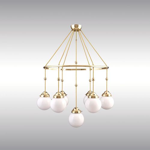 Klassischer Kronleuchter - BRIONI 9917 - Woka Lamps Vienna - Glas / geblasenes Glas / Messing