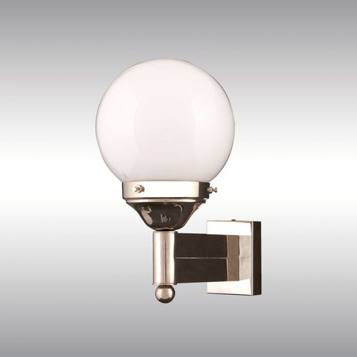 Klassische Wandleuchte - WIA3 - Woka Lamps Vienna - für den Innenraum / Messing / geblasenes Glas