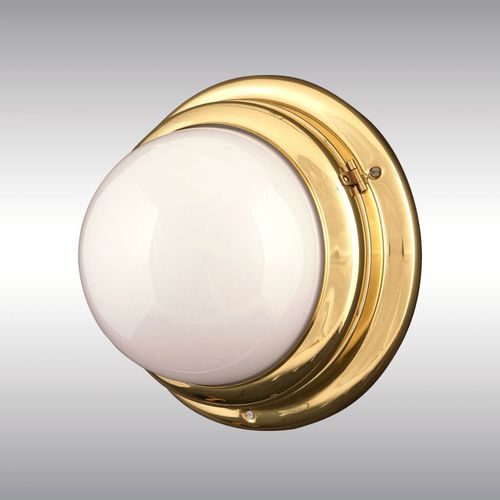 Klassische Wandleuchte - WTR2 18 - Woka Lamps Vienna - für den Innenraum / Messing / Glas