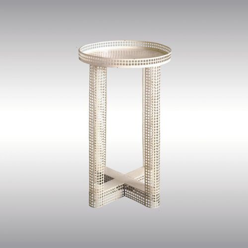 Klassischer Beistelltisch - 20013 - Woka Lamps Vienna - Eisen / rund / für professionellen Einsatz
