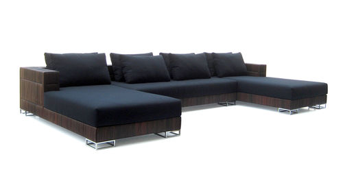 Modulsofa - U-ZO - Yothaka - modern / Stoff / schwarz