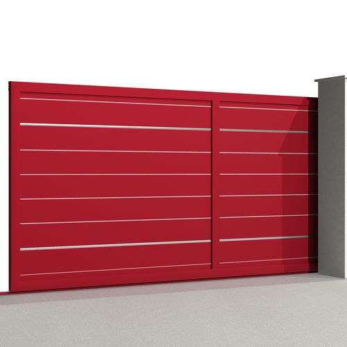 Schiebetor - CHOPIN C002 - Gates-Creations - rechts / links / Aluminium