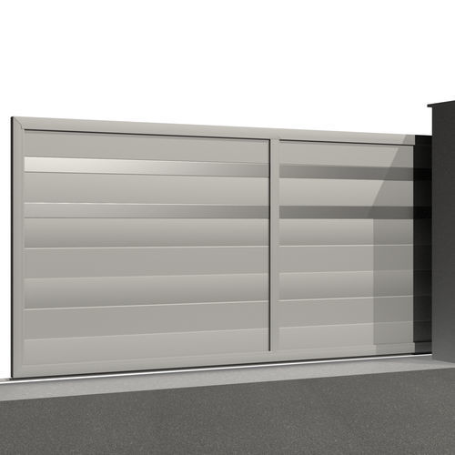 Schiebetor - GRACE C005 - Gates-Creations - rechts / links / Aluminium