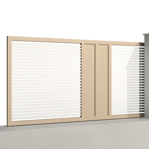 Schiebetor - Tr&eacute;sor ARGENT C020 - Gates-Creations - rechts / links / Aluminium