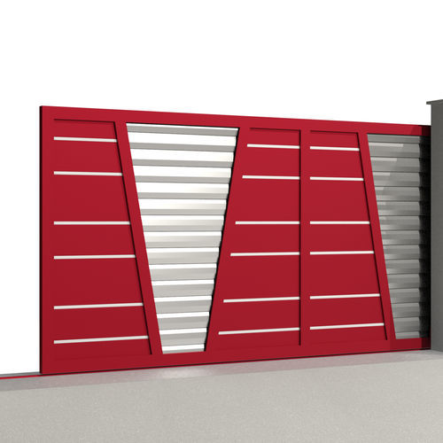 Schiebetor - Tr&eacute;sor AGATE C024 - Gates-Creations - rechts / links / Aluminium