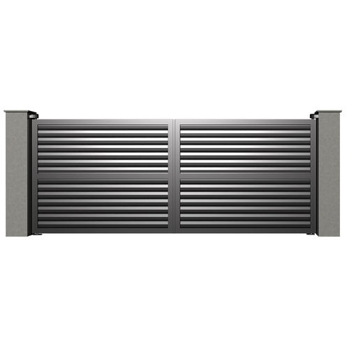 Einflügeliges Tor - MOZART B003 - Gates-Creations - rechts / links / Aluminium