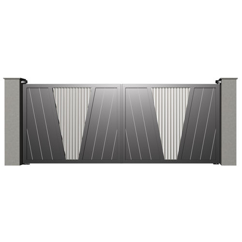 Einflügeliges Tor - Tr&eacute;sor AMETHYSTE B029 - Gates-Creations - rechts / links / Aluminium