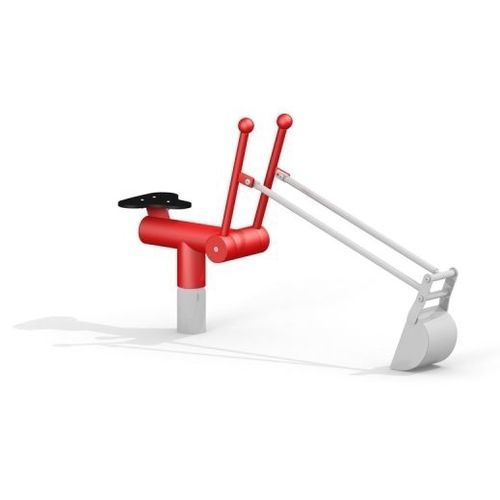 Spielplatzbagger für Kinder - EXCAVATOR  - Lars Laj - Edelstahl / HDPE / pulverbeschichteter Stahl