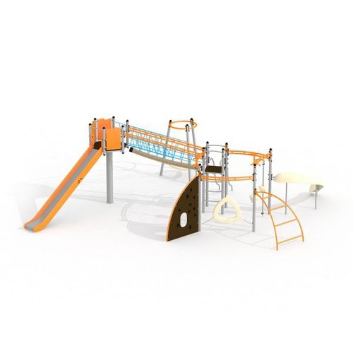 Edelstahl-Spielplatzgerät - COPERNICUS   - Lars Laj - Polypropylen / HDPE / pulverbeschichteter Stahl