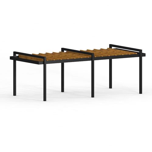 Selbsttragende Pergola - II    - Lars Laj - Lärche / Metall / Holzdach