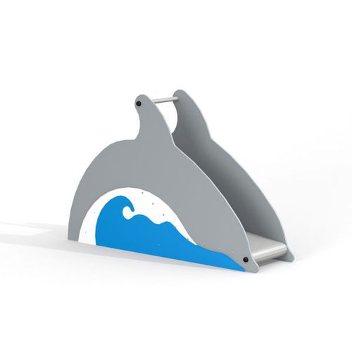Gerade Rutsche - DOLPHIN     - Lars Laj - für Spielplätze / Edelstahl
