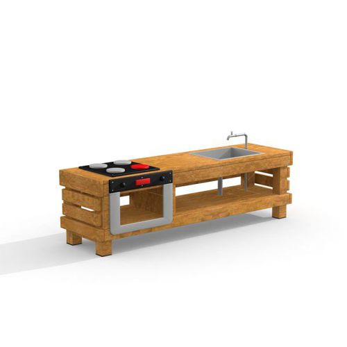 Lärche-Spielküche - 30900 - Lars Laj - Kunststoff / Polyethylen (PE) / HDPE
