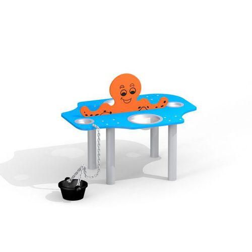 Spieltisch für Kinder / Oktopus - 12365 - Lars Laj - für Außenbereich / modern / für Spielplätze