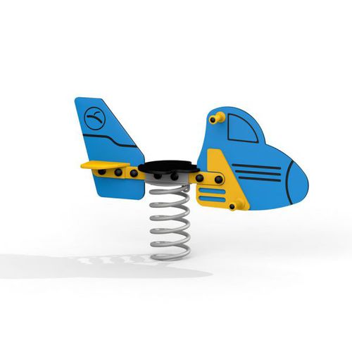 Jet-Federwippe - 11412  - Lars Laj - pulverbeschichteter Stahl / HDPE / Transport