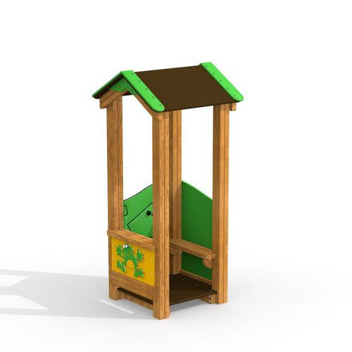 Spielhaus für Spielplätze - FROG    - Lars Laj - bodenstehend / wasserdicht