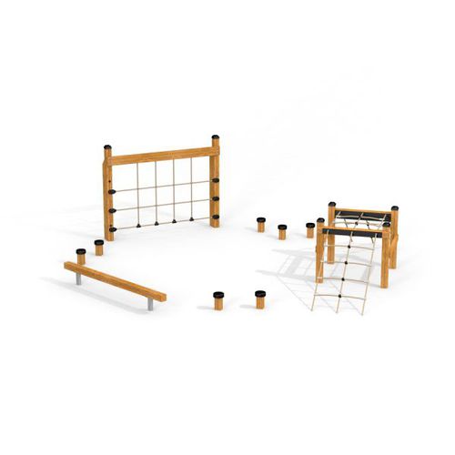 Trimm-Dich-Pfad / für Spielplätze - 10654 - Lars Laj - Agility / Laufbrücke / für Außenbereich