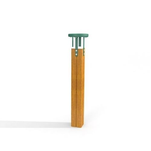 Leuchtpoller für Garten - MAGNIFYING GLASS    - Lars Laj - modern / Holz / LED