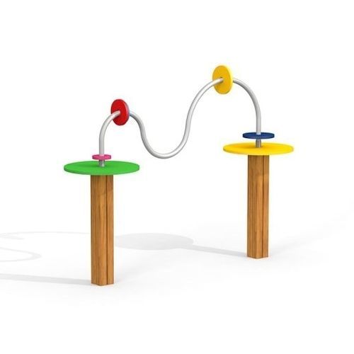 Spielplatzgerät / pulverbeschichteter Stahl - RINGS     - Lars Laj - galvanisiertem Stahl / Holz / HDPE