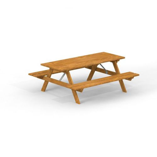 Tischgarnitur für Kinder - 14105  - Lars Laj - modern / Lärche / galvanisiertem Stahl