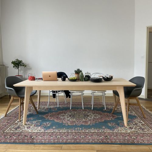 Esstisch / skandinavisches Design - SCANDI - Brût - Buche / melaminbeschichtet / Gestell aus Buche