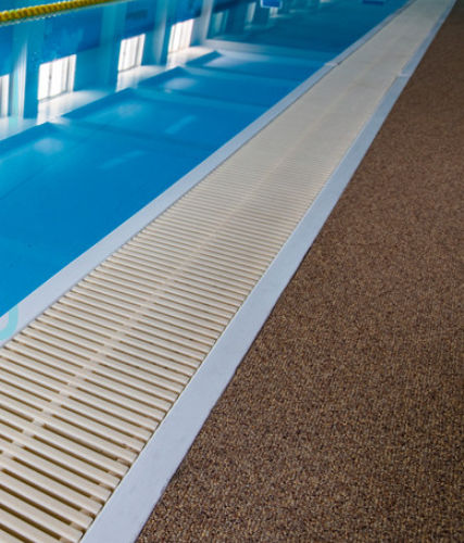 Abflussrinnen-Gitter / ABS - Jiangyin Sifang Swimming Rehabilitation Industry Co., Ltd. - für Pool