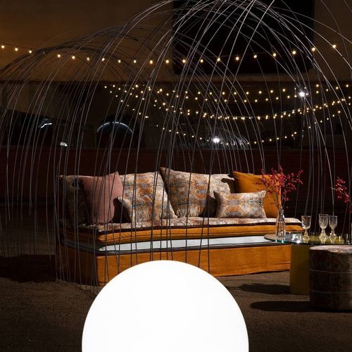 Modulsofa - TZIGANE - MILLE ET UNE NUIT JUPE LONGUE - BERENGERE LEROY - modern / für Außenbereich / Stoff