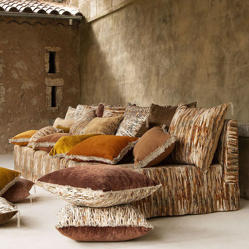 Modernes Sofa - ETE INDIEN - SACHA - BERENGERE LEROY - Stoff / mit abnehmbarem Kissen / mit abnehmbarem Bezug