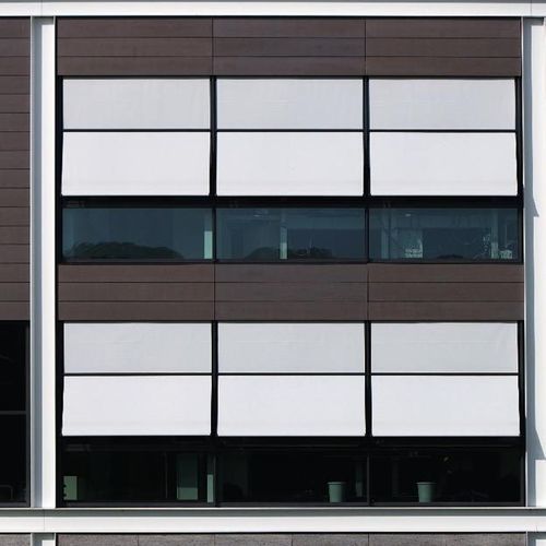 Faltjalousie - MARKISOLETTE - Designer shade solutions - für Fenster / Stoff / für Außenbereich