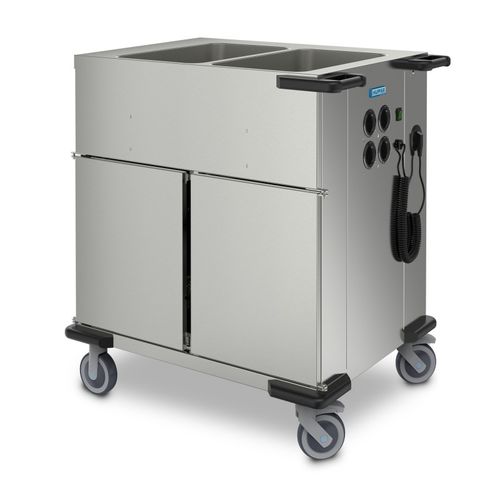 Geschirrwagen - 0162943 - HUPFER - für Speisentransport / für Profiküchen / wärmend