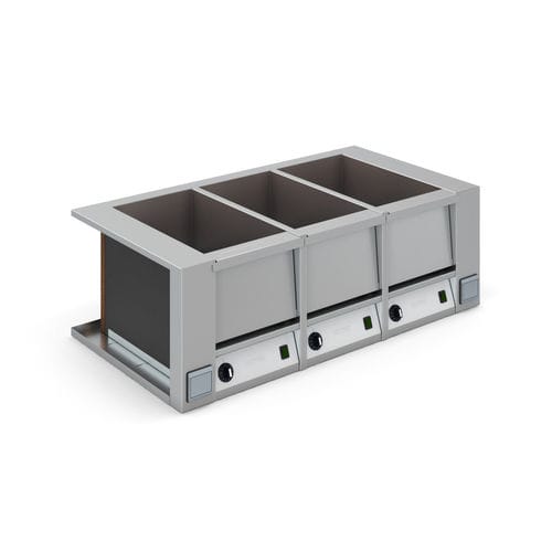 Theke für Küche - THERMA DRY - HUPFER - Edelstahl / modular