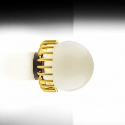 Moderne Wandleuchte - Lucy Mini - Black Tie - für den Innenraum / Metall / Glas