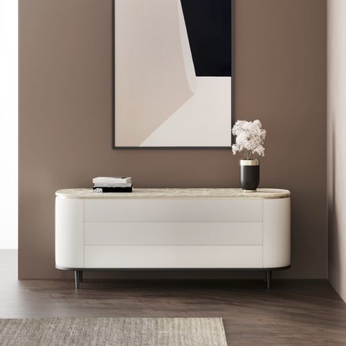 Moderne Kommode - venice - Ana Roque - Holz / Metall / Marmor