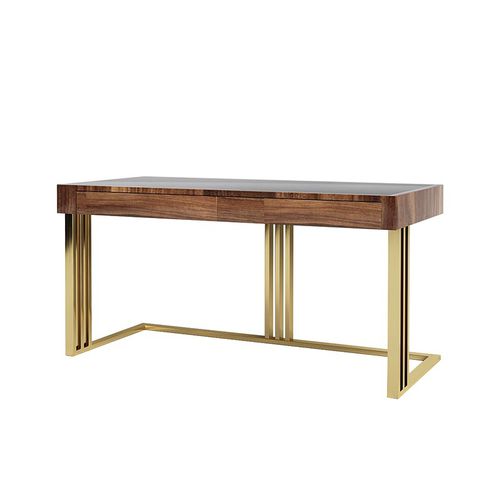 Bodenstehender Schreibtisch - louis - Ana Roque - modern / Holz / gerade