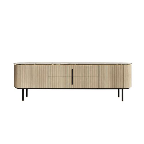 Modernes Sideboard - foz - Ana Roque - Holz / Metall / Marmor