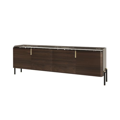 Modernes Sideboard - misia - Ana Roque - Holz / Metall / Marmor