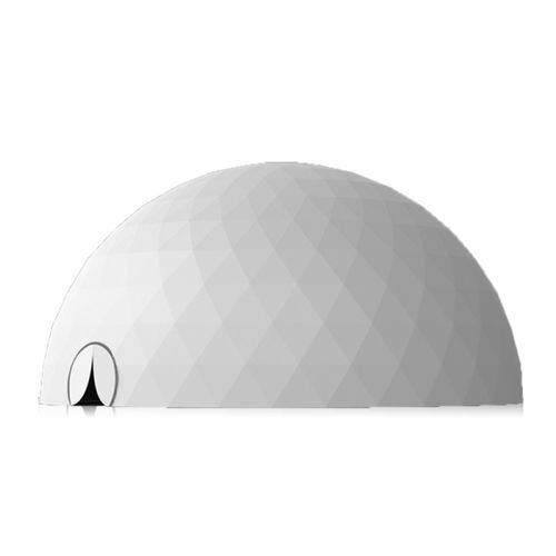 Stahl-Lichtkuppel - 20M - Shelter Dome - PVC / gebogen / transparent