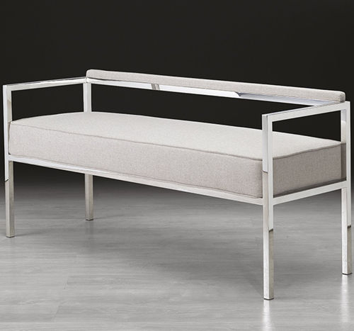 Modernes Sofa - BEVERLY - Stone International - Stoff / Leder / mit Armlehnen