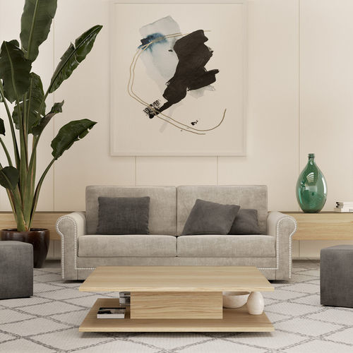 Bettsofa - HUGO CLASSIC - Gems Barcelona - modern / Stoff / mit Armlehnen