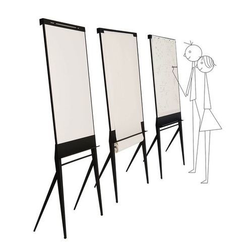 Magnettafel - VIXY - ghyvan international - bodenstehend / thermolackierter Stahl / mobil