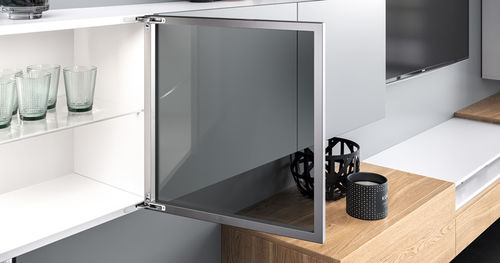 Scharnier für Möbel - Tiomos H - Grass Gmbh - Aluminium / unsichtbar / mit integrierter Verschlussdämpfung