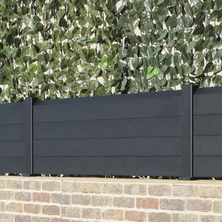 Lamellenzaun - Apolo Zero - Modular Signs S.L. - für Wohnhaus / Aluminium / gerade