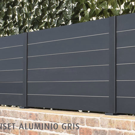 Lamellenzaun - Sunset aLU - Modular Signs S.L. - für Wohnhaus / Aluminium / gerade