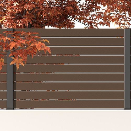 Platten-Zaun - MONTBLANC 010 - Dlimity - Garten / für Wohnhaus / zur beruflichen Nutzung