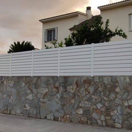 Plattenzaun - HELIOS - Dlimity - Lamellen / für Grünanlagen / für Wohnhaus