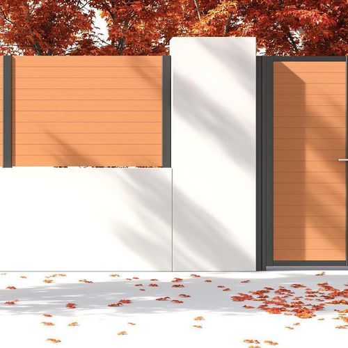 Plattenzaun - MONTBLANC ZERO CHERRY - Dlimity - Garten / zur beruflichen Nutzung / Aluminium