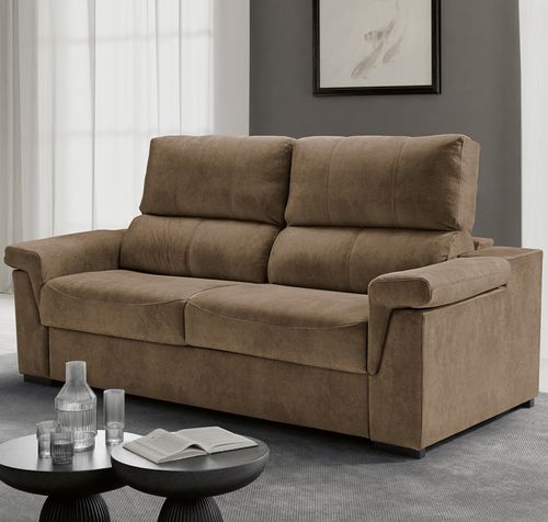 Bettsofa - ANDREA - Mopal Tapizados S.L. - modern / Stoff / mit Armlehnen