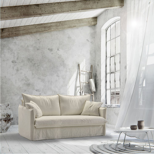 Bettsofa - GRACE - Mopal Tapizados S.L. - modern / Leinen / Eck