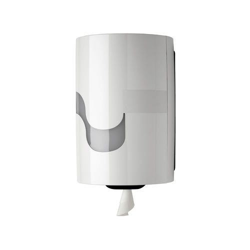 Wandmontierter Handtuchspender - celtex® midi perfo - TEMCA GmbH&Co. KG - Kunststoff / mit Mittenzuführrolle / für Gewerbegebrauch