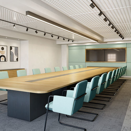 Moderner Besprechungstisch - PRIME DEMOUNTABLE - WILLIAM HANDS - Holz / Gestell aus Holz / rechteckig